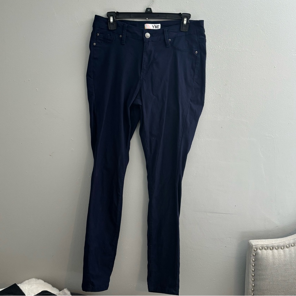 YMI Hyperstretch Forever Color Pants - Navy Blue